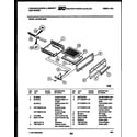 Tappan 36-6262-00-09 broiler drawer parts diagram