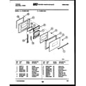 Tappan 12-2299-00-03 door parts diagram