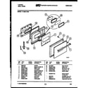 Tappan 11-4969-00-03 door parts diagram