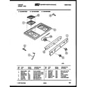 Tappan 30-2549-23-06 cooktop parts diagram