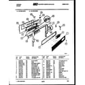 Tappan 30-3349-00-05 backguard diagram