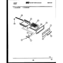 Tappan 30-3349-00-05 broiler drawer parts diagram