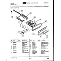 Tappan 30-1049-23-05 broiler drawer parts diagram
