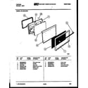 Tappan 30-1049-23-05 door parts diagram
