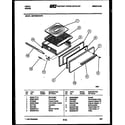 Tappan 30DPMBWAN6 broiler drawer parts diagram