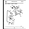 Tappan 30-2239-23-07 burner, manifold and gas control diagram