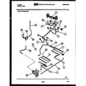 Tappan 30-3859-00-04 burner, manifold and gas control diagram