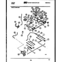 Tappan 30-3860-00-03 burner, manifold and gas control diagram