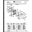 Tappan 12-5299-00-04 door parts diagram