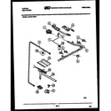 Tappan 30-2241-00-01 burner, manifold and gas control diagram