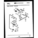 Tappan 30-2551-23-01 burner, manifold and gas control diagram