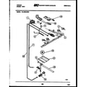Tappan 32-1009-00-06 burner, manifold and gas control diagram