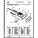Tappan 30-2139-00-08 broiler drawer parts diagram