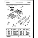 Tappan 30-2249-23-07 cooktop parts diagram