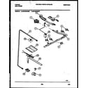Tappan 30-2249-23-07 burner, manifold and gas control diagram