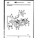 Tappan 36-3052-32-09 burner, manifold and gas control diagram
