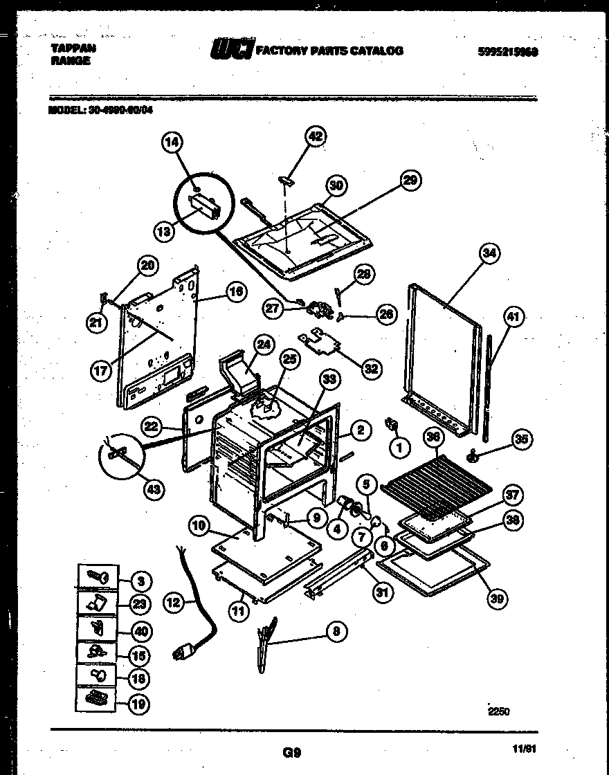 Tappan 30-4980-00-04 body parts diagram