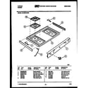 Tappan 30-3989-23-06 cooktop parts diagram