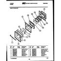 Tappan 30-3989-23-06 door parts diagram