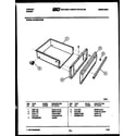 Tappan 30-3989-23-06 drawer parts diagram