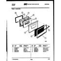Tappan 30-3649-66-06 door parts diagram