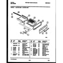 Tappan 30-2241-23-03 broiler drawer parts diagram
