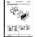 Tappan 30-2241-23-03 door parts diagram