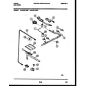Tappan 30-2241-23-03 burner, manifold and gas control diagram