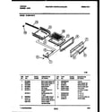 Tappan 72-3657-00-13 broiler drawer parts diagram