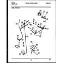 Tappan 72-3657-00-13 burner, manifold and gas control diagram