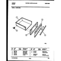Tappan 30-3851-23-04 drawer parts diagram