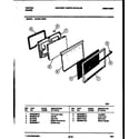 Tappan 30-3851-23-04 door parts diagram