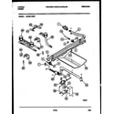 Tappan 36-3281-00-01 burner, manifold and gas control diagram