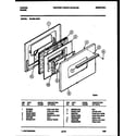 Tappan 36-3281-00-01 door parts diagram