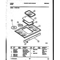 Tappan 36-3061-23-01 cooktop parts diagram