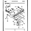 Tappan 36-3061-23-01 burner, manifold and gas control diagram