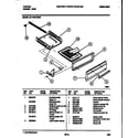 Tappan 30-1049-00-06 broiler drawer parts diagram
