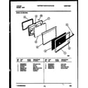 Tappan 30-1049-00-06 door parts diagram