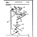 Tappan 30-1049-00-06 burner, manifold and gas control diagram