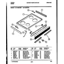 Tappan 77-4950-00-03 cooktop parts diagram