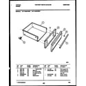 Tappan 77-4950-00-03 drawer parts diagram