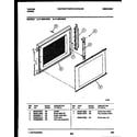 Tappan 77-4950-00-03 upper oven door parts diagram