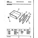 Tappan 31-2759-00-05 drawer parts diagram