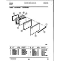 Tappan 32-1019-23-09 door parts diagram