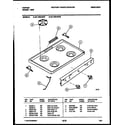 Tappan 32-1009-00-07 cooktop parts diagram