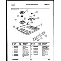 Tappan 30-3991-00-03 cooktop parts diagram