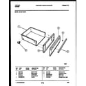 Tappan 30-3991-00-03 drawer parts diagram