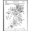 Tappan 30-3991-00-03 burner, manifold and gas control diagram