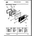 Tappan 30-3341-23-04 door parts diagram