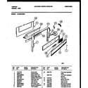 Tappan 30-2549-00-07 backguard diagram